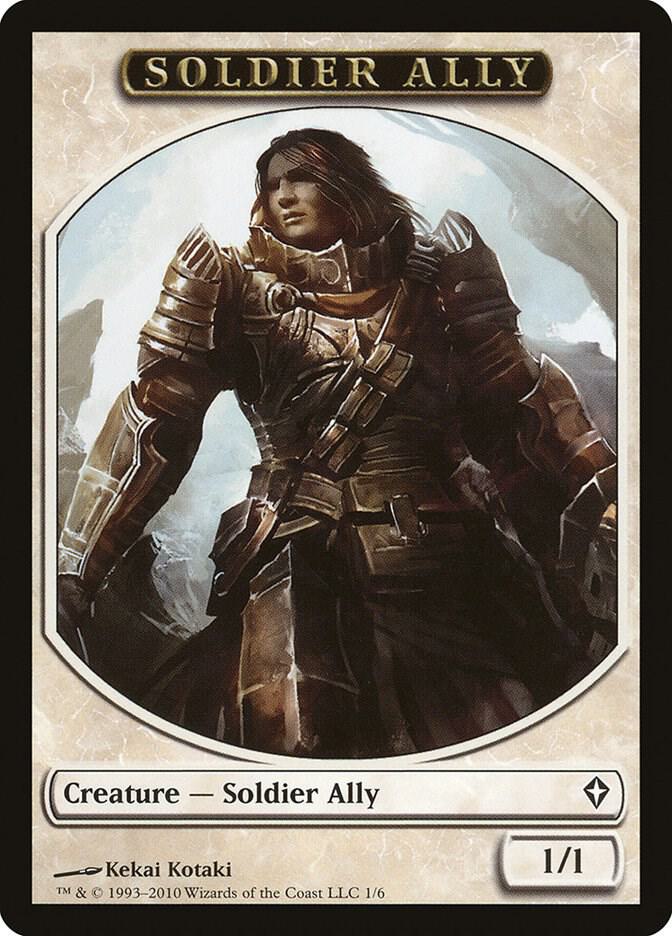 Soldier Ally Token (1) [Worldwake]