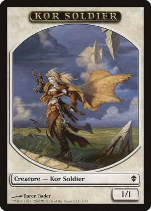 Kor Soldier Token (3) [Zendikar]
