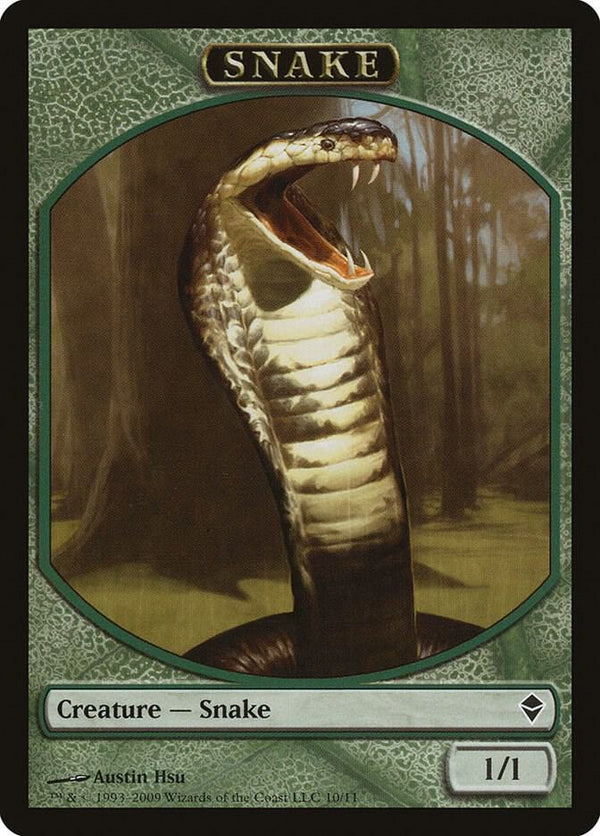 Snake Token (10) [Zendikar]