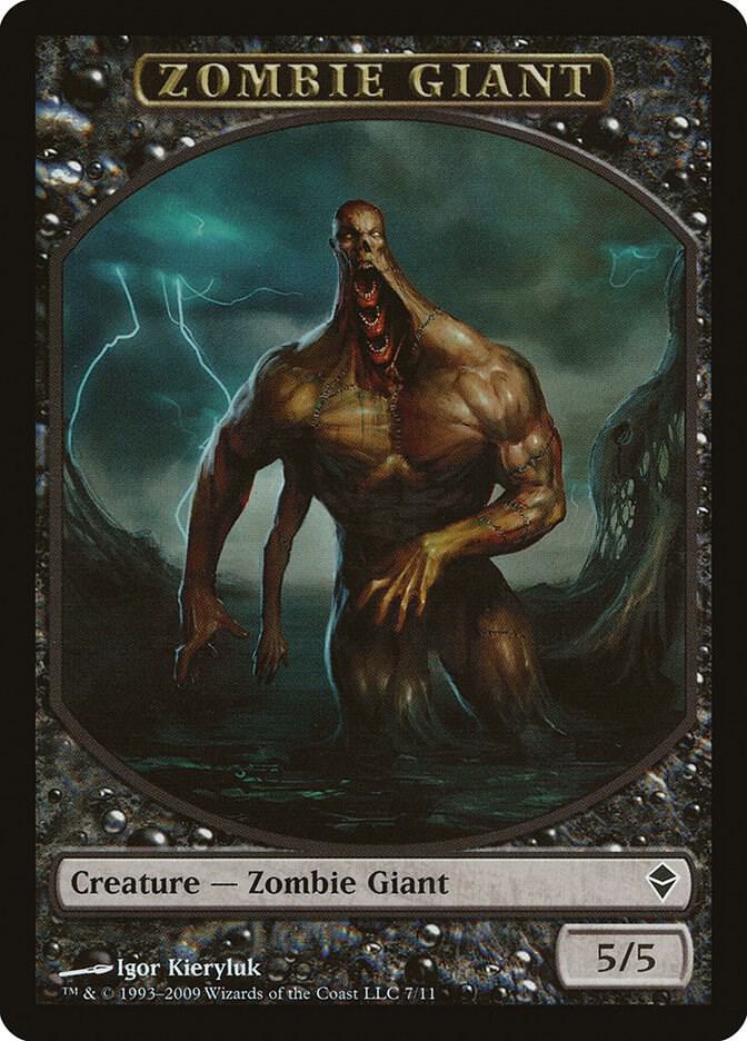 Zombie Giant Token (7) [Zendikar]