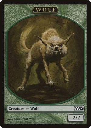 Wolf Token (7) [Magic 2010]
