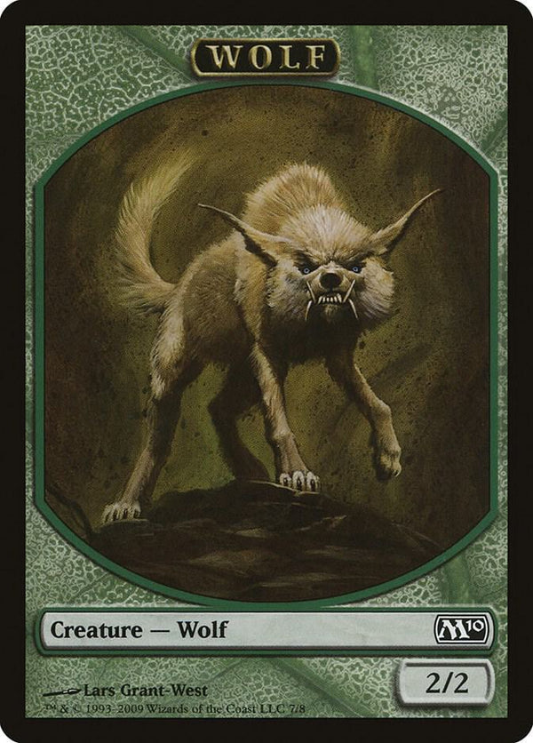 Wolf Token (7) [Magic 2010]