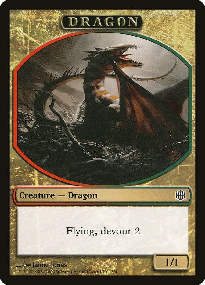 Dragon Token (3) [Alara Reborn]