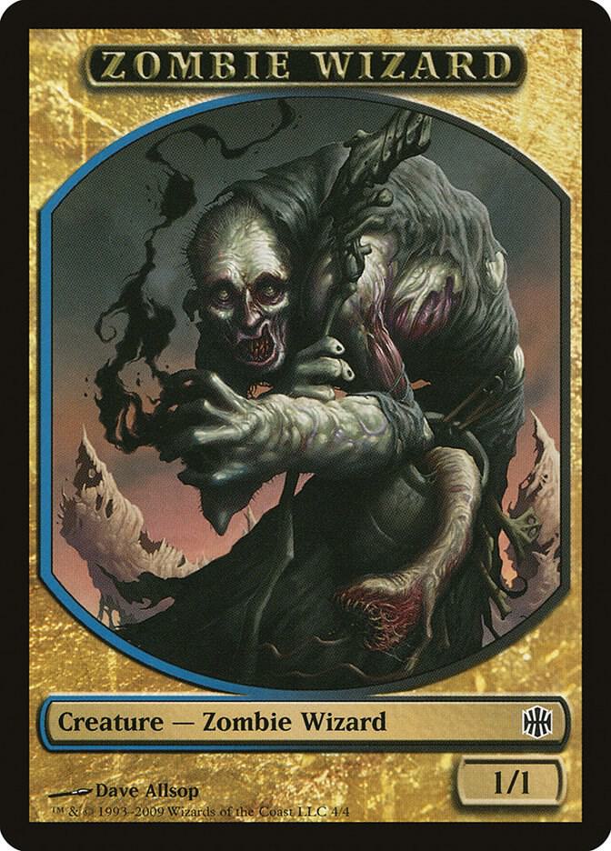 Zombie Wizard Token (4) [Alara Reborn]