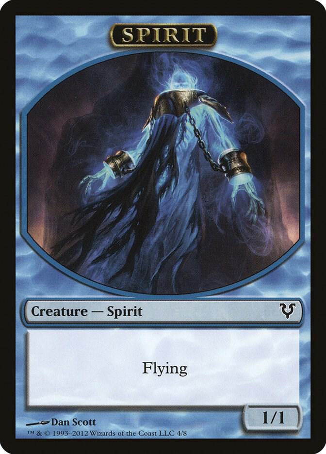 Spirit Token (4) [Avacyn Restored]
