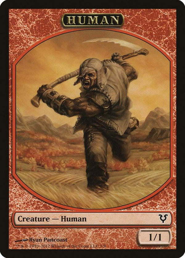 Human Token (7) [Avacyn Restored]
