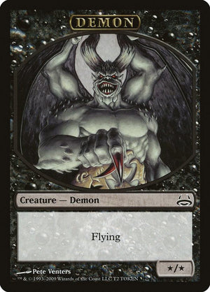 Demon Token (2) [Duel Decks: Divine vs. Demonic]