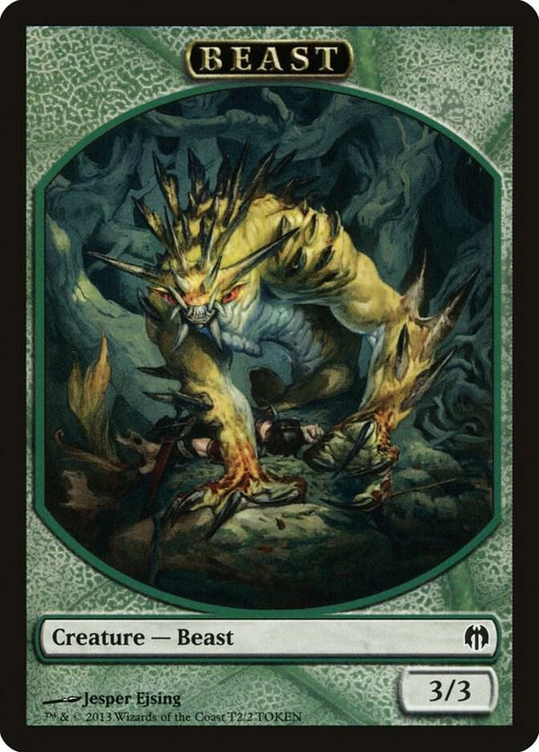 Beast Token (T2) [Duel Decks: Heroes vs. Monsters]