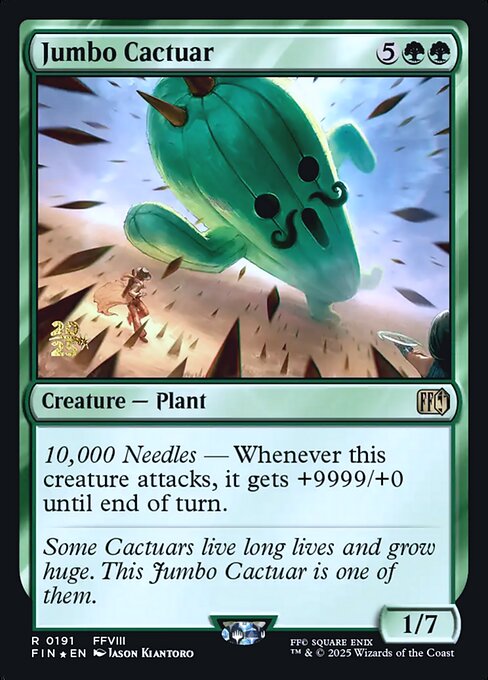 Jumbo Cactuar (191s) [Final Fantasy Promos]