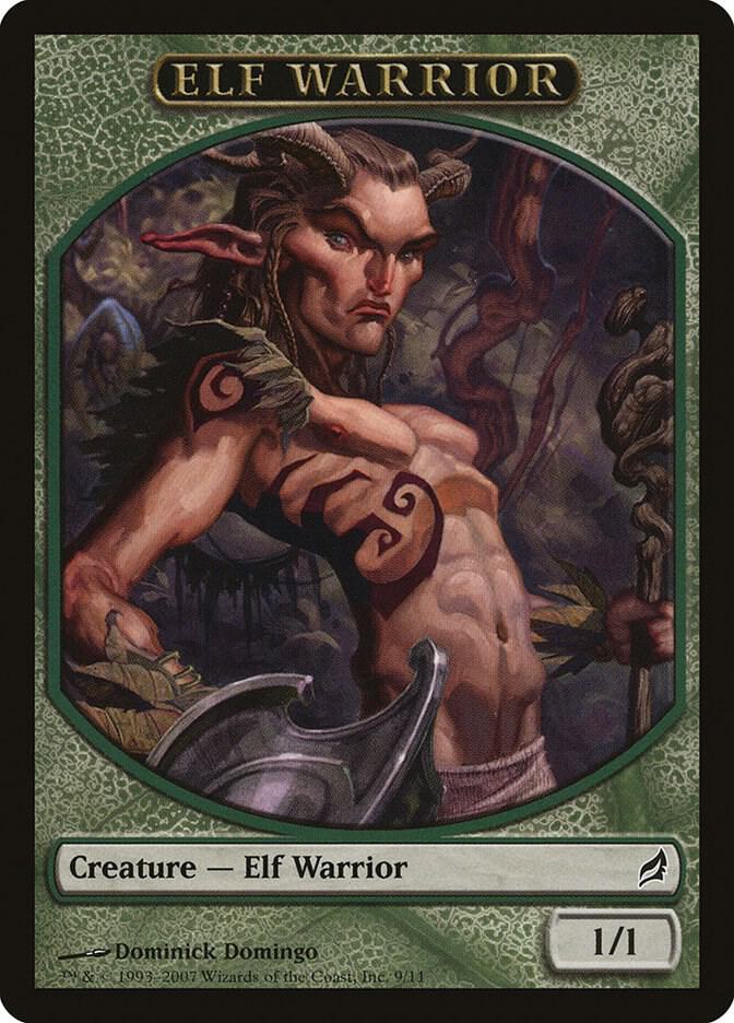 Elf Warrior Token (9) [Lorwyn]