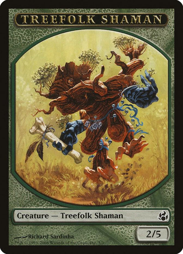 Treefolk Shaman Token (3) [Morningtide]