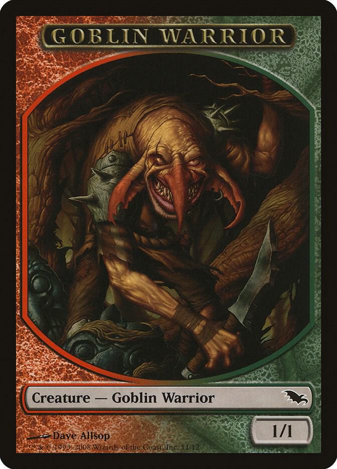 Goblin Warrior Token (11) [Shadowmoor]