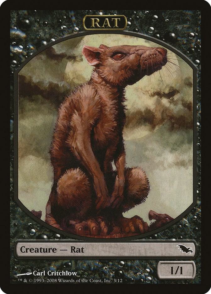 Rat Token (3) [Shadowmoor]