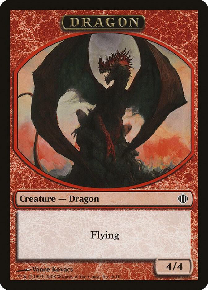 Dragon Token (6) [Shards of Alara]