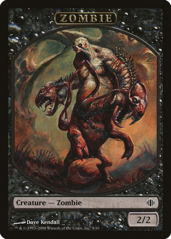 Zombie Token (5) [Shards of Alara]