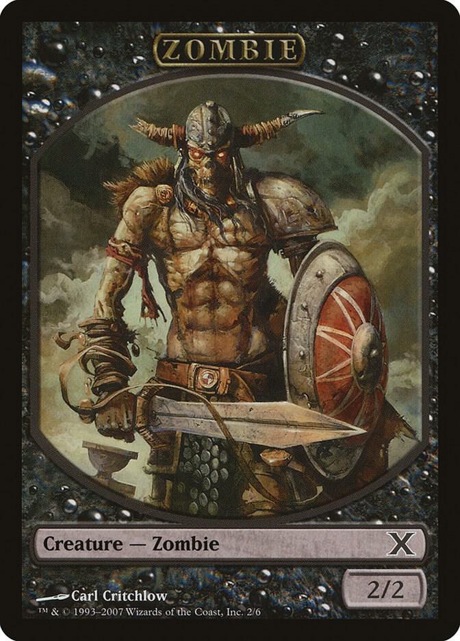 Zombie Token (2) [Tenth Edition]