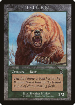 Bear Token (ODY) [Magic Player Rewards]