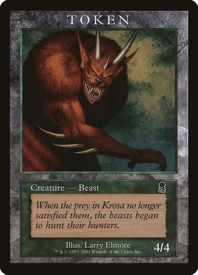 Beast Token (ODY) [Magic Player Rewards]