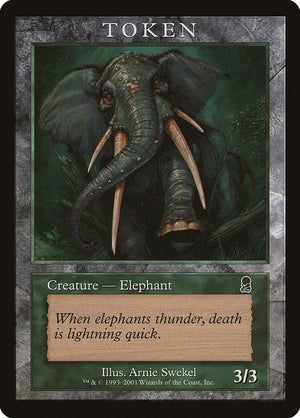 Elephant Token (ODY) [Magic Player Rewards]
