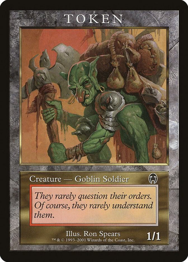 Goblin Soldier Token (APC) [Magic Player Rewards]