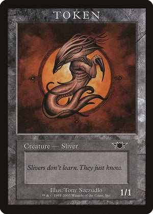 Sliver Token (LGN) [Magic Player Rewards]