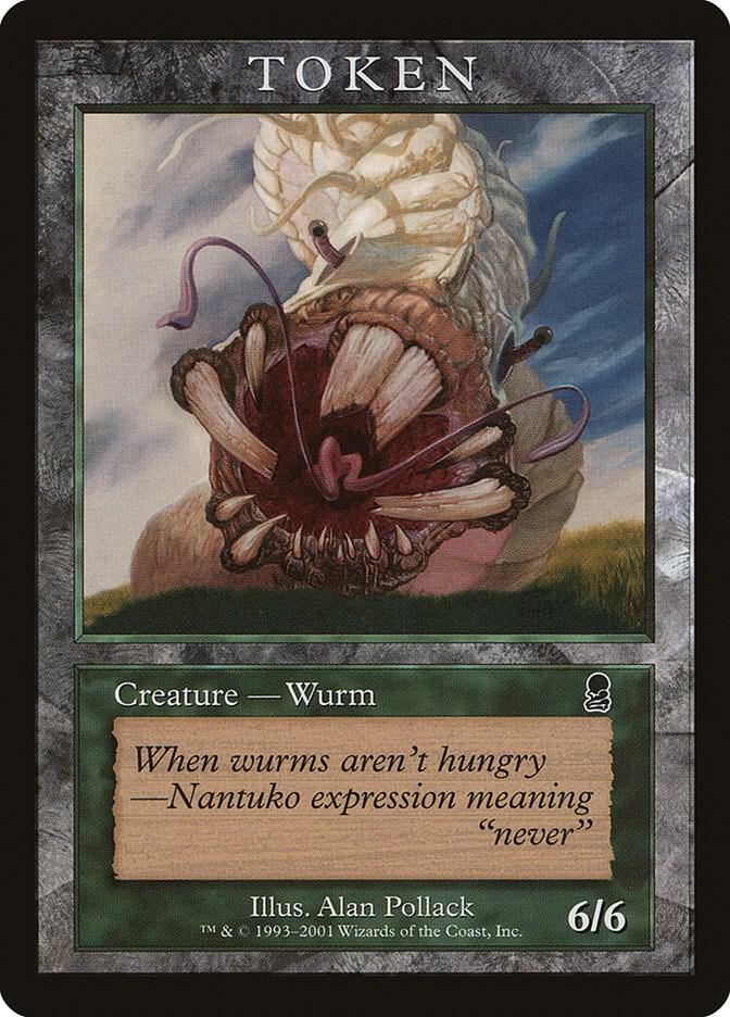 Wurm Token (ODY) [Magic Player Rewards]