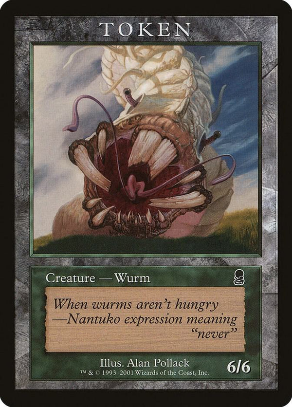 Wurm Token (ODY) [Magic Player Rewards]