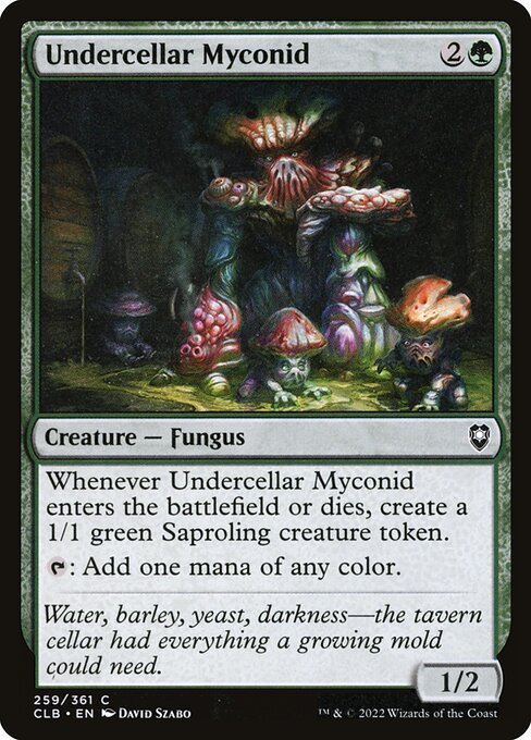 Undercellar Myconid (259) [Commander Legends: Battle for Baldur's Gate]