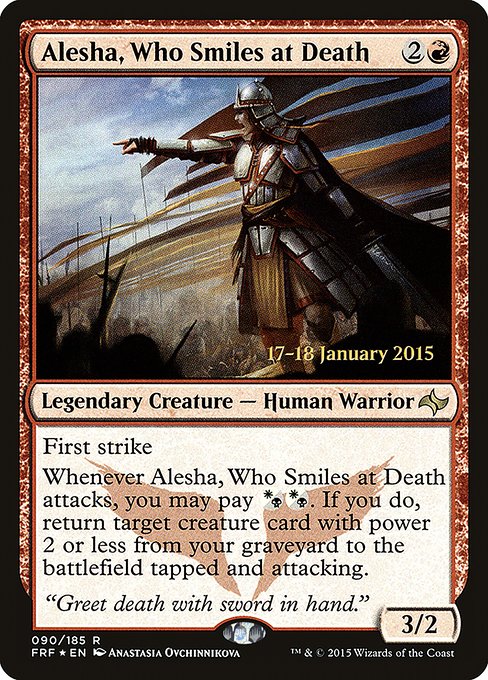 Alesha, Who Smiles at Death (90s) [Fate Reforged Promos]
