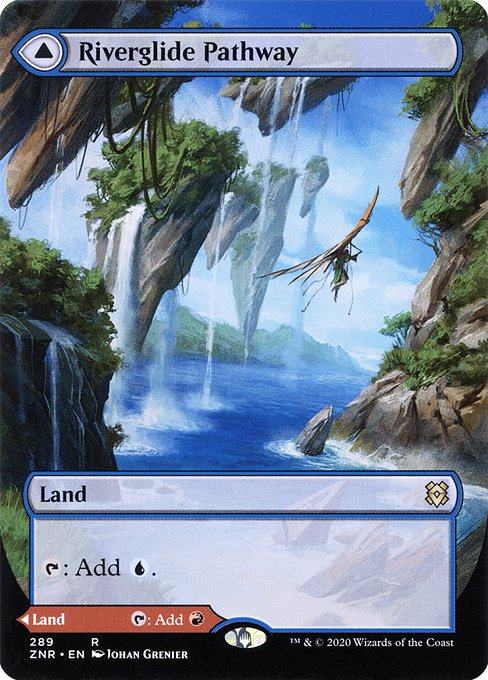 Riverglide Pathway // Lavaglide Pathway (289) [Zendikar Rising] [Borderless]