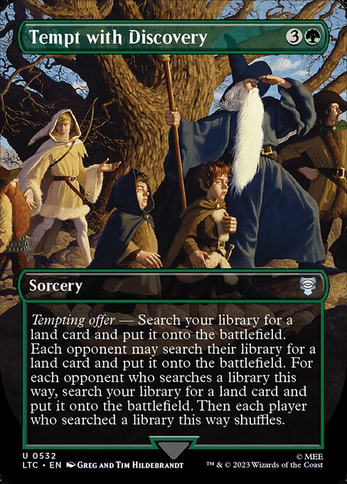 Tempt with Discovery (532) [Tales of Middle-earth Commander] [Borderless]