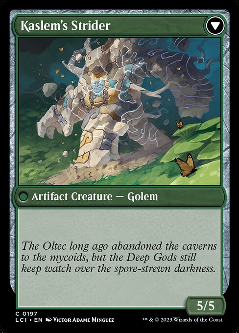 Kaslem's Stonetree // Kaslem's Strider (197) [The Lost Caverns of Ixalan] Reverse
