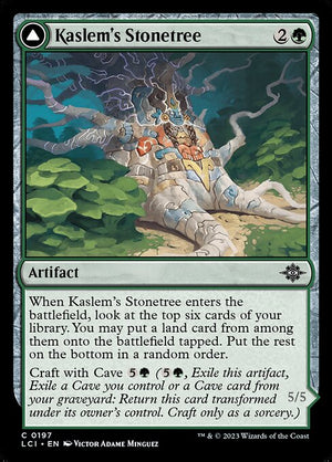 Kaslem's Stonetree // Kaslem's Strider (197) [The Lost Caverns of Ixalan]