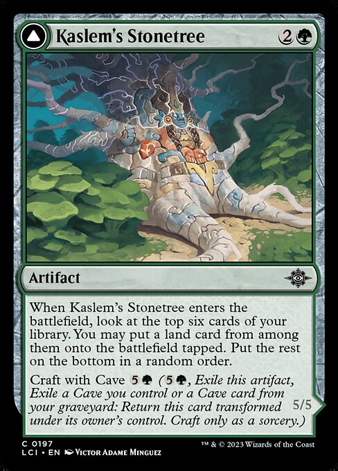 Kaslem's Stonetree // Kaslem's Strider (197) [The Lost Caverns of Ixalan]