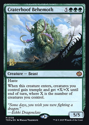 Craterhoof Behemoth (138s) [Tarkir: Dragonstorm Promos]