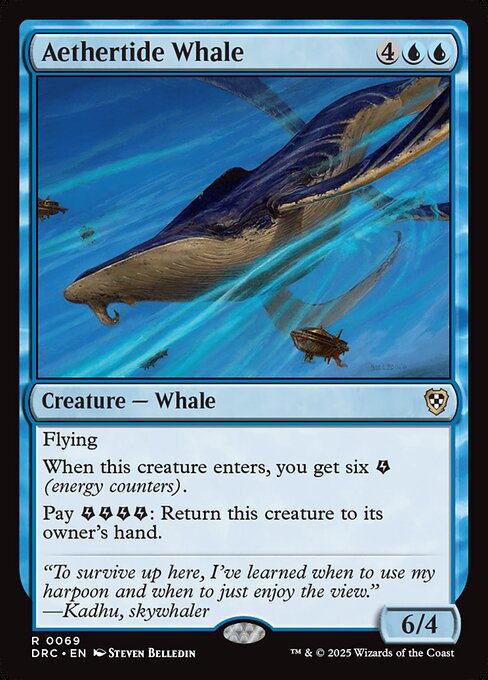Aethertide Whale (69) [Aetherdrift Commander]