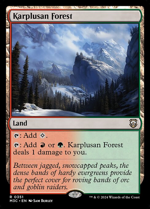 Karplusan Forest (351) [Modern Horizons 3 Commander]