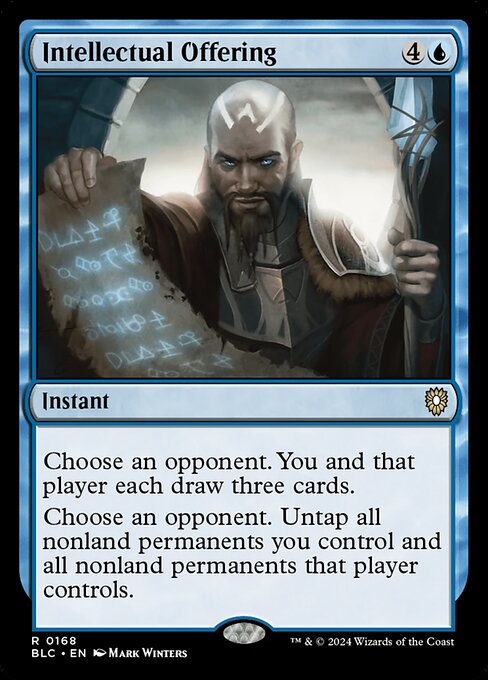 Intellectual Offering (168) [Bloomburrow Commander]