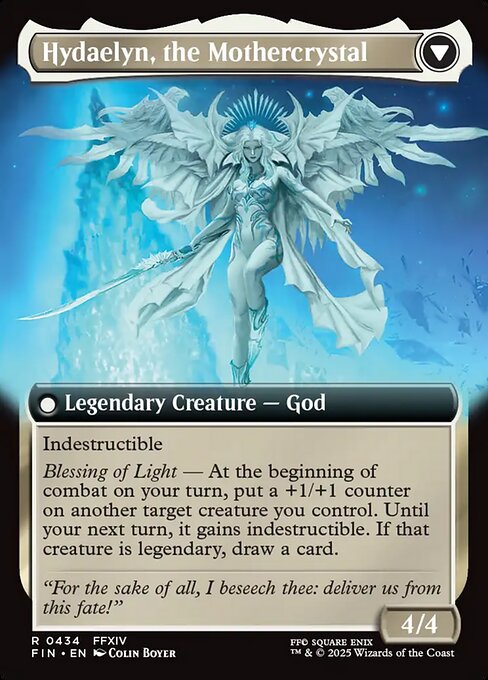 Venat, Heart of Hydaelyn // Hydaelyn, the Mothercrystal (434) [Final Fantasy] Reverse