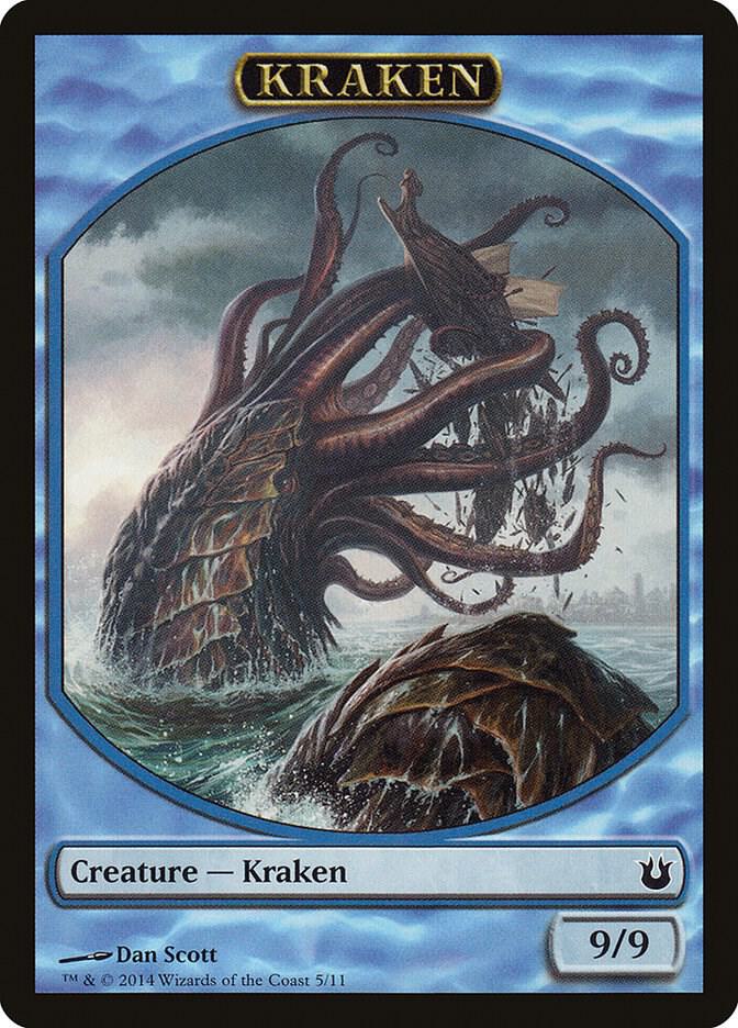 Kraken Token (5) [Born of the Gods]
