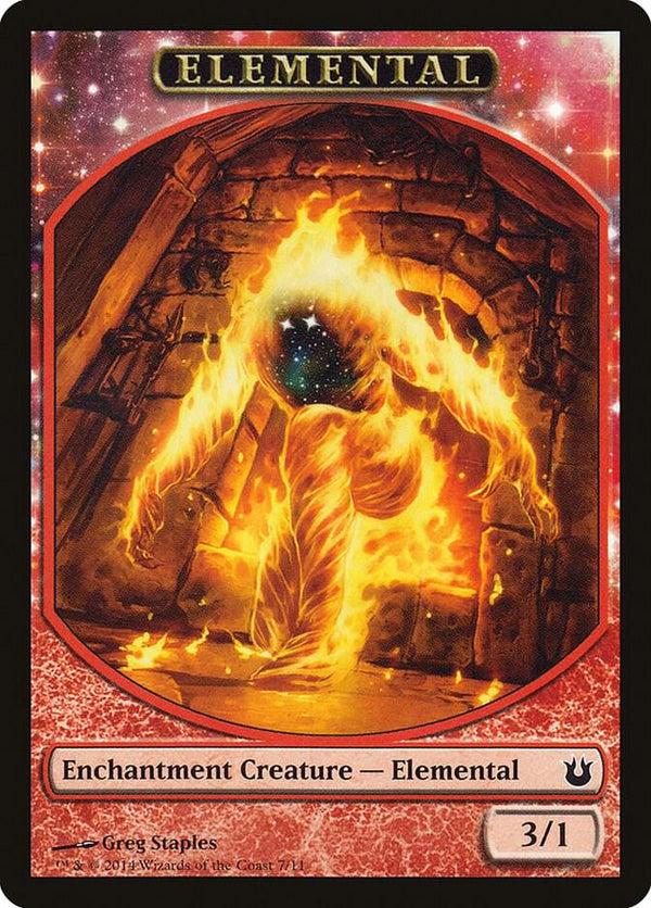 Elemental Token (7) [Born of the Gods]