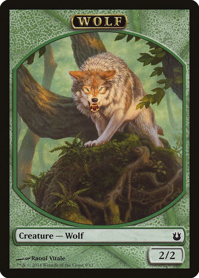 Wolf Token (9) [Born of the Gods]