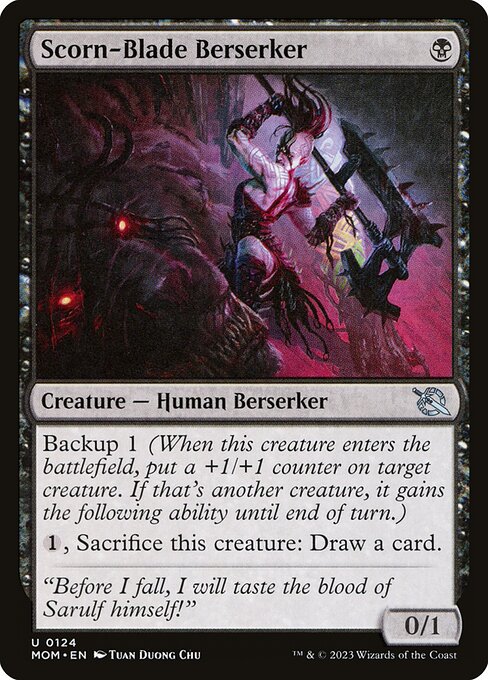 Scorn-Blade Berserker (124) [March of the Machine]