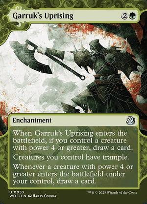 Garruk's Uprising (53) [Wilds of Eldraine: Enchanting Tales] [Showcase, Borderless]