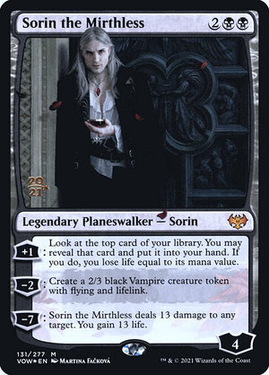 Sorin the Mirthless (131s) [Innistrad: Crimson Vow Promos]
