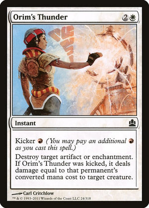 Orim's Thunder (24) [Commander 2011]