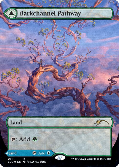 Barkchannel Pathway // Tidechannel Pathway (11) [Secret Lair: Ultimate Edition] [Borderless]