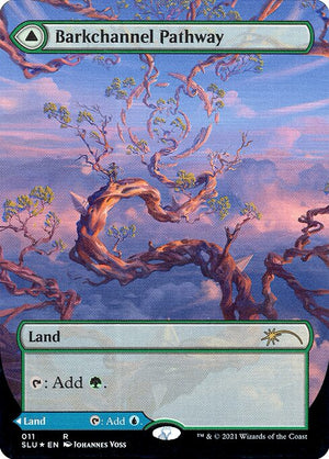 Barkchannel Pathway // Tidechannel Pathway (11) [Secret Lair: Ultimate Edition] [Borderless]