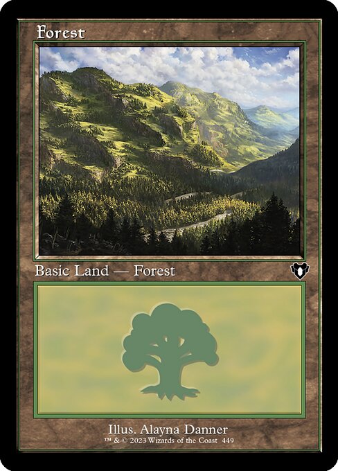 Forest (449) [Commander Masters]