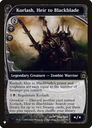 Korlash, Heir to Blackblade (FUT-87) [The List]